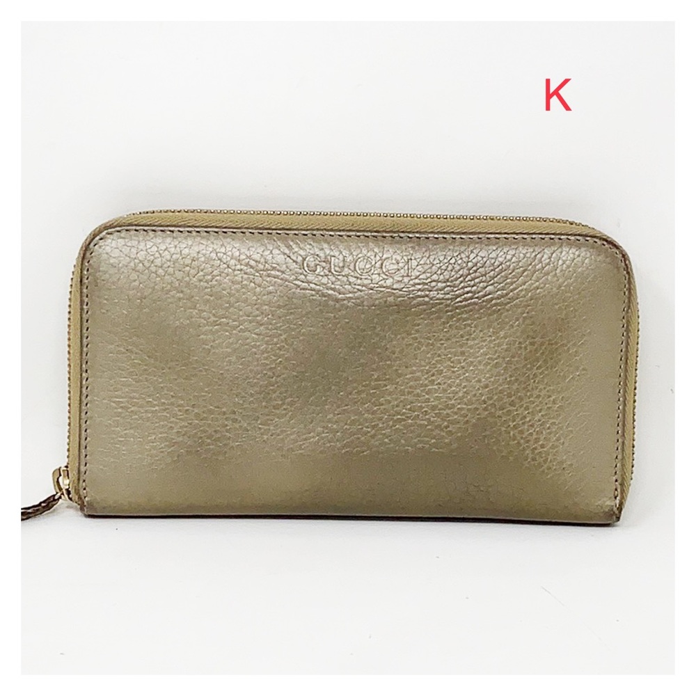 Authentic Gucci Zippier Around Wallet